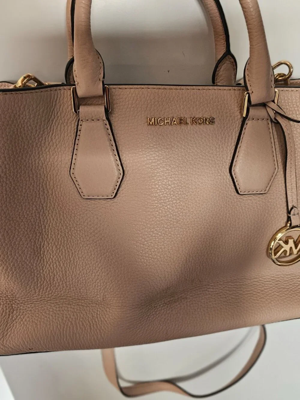 Michael Kors Camille Satchel soft pink